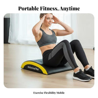 Ab Mat Ergonomic Design Abdominal Mat Firm Foam Sit-up Pad for Home Gym, Travel