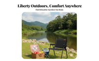 Foldable Design Low-Silhouette Camp Armchair Lightweight Folding Chair Long-Lasting Portable Seat Strong Frame for Picnickers, Beachand Travelers, Fishing, Picnic, Picnics, Beach