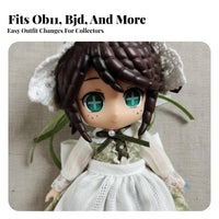 OB11 Doll Outfit Adorable Design OB11 Doll Clothes Detailed Craftsmanship BJD Uniform Set for Hobbyists, Display