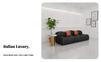 Wavyrear Sectional Italian design Sofa Light Luxury Living Room Furniture for Interior Designers, Business Owners, Reception Area, spa establishment, Lobby