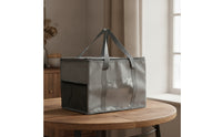 Insulated Bag with Pockets Portable Insulated Bag Tote with Pockets Insulated Tote Bag for Campers, Vacationers, Camping, Road Trips