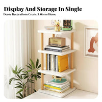 three-tier Fan-Shaped Stand Multitier Design Desktop Rack complimentarystanding for Renters