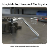 Multi-Purpose L-Shaped Hex Wrench High Rotational Force L-Shaped Hex Tool Long-Lasting Spanner Effort-Saving for DIY Enthusiasts, Technicians, Home Repair, Tight Areas, Car Maintenance, Workshop