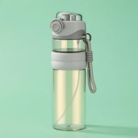 Spray Water Bottle One-Button Opening Mist Sprayer Exercise Accessory Sealed Design