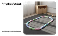 Develops Coordination Kids Balance Beam Obstacle Course Combinable Design Balancing Beams and Stepping Stones Indoor Outdoor Use Kids Balance Beam Set Endless Configurations for Preschoolers, Toddlers, Kindergarten, Daycare, Playroom