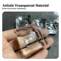 Crystal Ball Base Multiple Sizes Crystal Ball Holder Versatile Square Display Base for Collectors, Art Enthusiasts, Showroom, Office, Retail Store