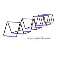 Foldable Agility Training Ladder Extendable Agility Ladder with Carry Bag Long-Lasting Reinforced for Coaches