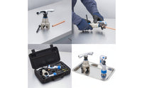 Even Grip Clamp-Style Tubing Tool Damage-Damage-Proof Handheld Tubing Tool with Adjustment Knob Universal Anti-Kink for HVAC Installers