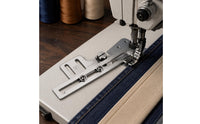 Sewing Machine Binder Attachment Easy to Install Bias Binding Foot Lace Tape Attachment All Metal Tape Folder Foot Adjustable