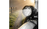 Electric Bike Headlight Waterproof LED Headlight with Mounting Bracket Wired Electric Bicycle Front Light Easy to Install