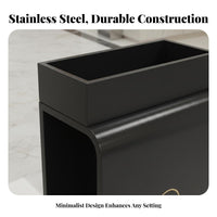 2 Pieces Hollow-out Design Decorative Fire Containment Unit Box Aesthetic and Practical Commercial Fire Containment Unit Enclosure Rolled Rim Craftsmanship Safety Equipment Reach Ory for Interior Designers, Business Owners, Shops, Hotels