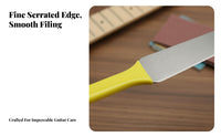Polishing & Repair Guitar Fret File DIY Friendly Fret Dressing File Long-Lasting for Guitarists, Bass Players, Fretwork, Workshop