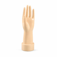 Hand Mannequin Natural Pose Jewelry Display Hand Cylindrical Base Plastic