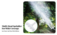 Multi-Head Watering Sprinkler Detachable Design Multi-Head Spray Head Garden Irrigation Sprinkler Long-Lasting