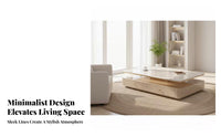 2 Pieces Light Luxury Nesting Table Set Minimalist design Round Nesting Table Set with Storage Drawer Living Room Furniture Space-Saving for Small Apartment Dwellers, Homeowners, Interior Decorators, Home, Lounge Area