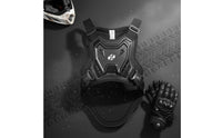 Anti-Fall Motocross Safety Vest Vest Shock Protection Motorcycle Protective Vest Padded Chest Back Protector Breathable Mesh for Riders, Away from-Road