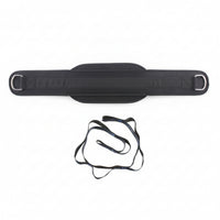 Padded Support Belt Hook-and-Loop Weightlifting Belt Metal D-Rings Sports Gear Reinforced Stitching for Weightlifters, Gym Users