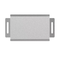 Stainless Steel Serving Tray Food-Grade Platter with Handles for Hosts, Cafe
