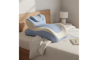 Multi-Functional Memory Foam Rest Pillow Ergonomic Design Prone Sleeping Pillow Prevents Arm Numbness Support Cushion Adjustable Headrest for Women, Students, Office Workers, Bed, Sofa