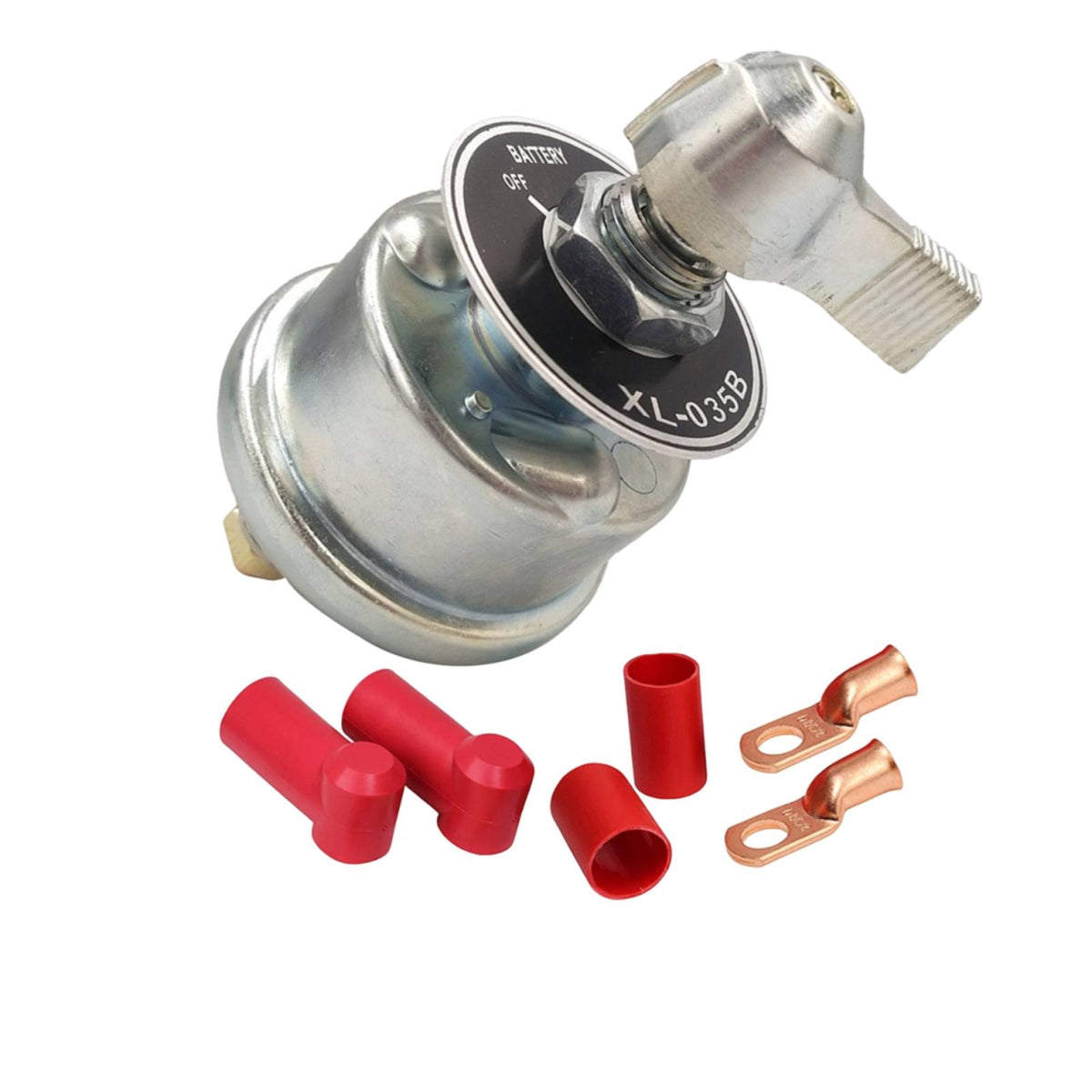 Heavy-Duty Battery Disconnect Switch High-Current Battery Cut-off Switch Sturdy Safe for Trucks