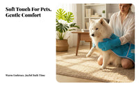 Quick Dry Cat Drying Bathrobe Gentle on Pet Drying Towel with Hand Pockets Soft and Comfortable for Bathing, Bathroom, Outdoor