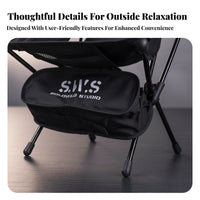 Foldable Moon Chair space-saving Folding Stool Lightweight Portable Seat Easy Setup for Backpackers, Gardeners, Camping, Fishing, Hiking, Backpacking