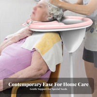 Easy to Inflate and Deflate Inflatable Shampoo Basin Space Saving Inflatable Shampoo Tray Lightweight for Elderly, In Bed, Home