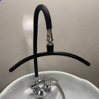 Waterfall Shampoo Sprayer Modern Design Shadow Rinse Attachment Salon Wash Basin Sprayer for Beauty Spa