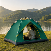 Tent Pop-up Tent One-touch for 2-3 People 205x150x125cm Automatic Setup Waterproof Sun Protection