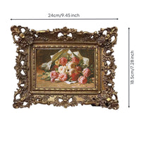 Wall Plaque with Scrollwork Vintage-Style Scroll Wall Art Decor French Country Metal for Living Room, Entryway
