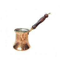 Handmade Turkish Cezve Tin-Lined Hammered Cezve Pouring Lip Copper Ibrik Stovetop Safe for over a Flame