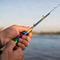 Heruisi Lure Fishing Rod UL Super Soft Micro-Object Solid Tip Carbon Fiber