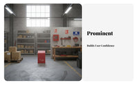 Fire Suppression Device Cabinet Baked Paint Finish Fire Suppression Device Box High Visibility Red for Facility Managers, Homeowners, Office, Hotel