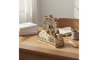 Creative Gift DIY Assembly Building Toy Educational Laser Cut Wood Model Kit No Glue Required for Hobbyists, Desk Decoration, Home Decor