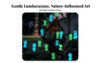 glowing in the Dark Tree Spirit Mini Size glowing in the Dark Tree Elf Cute Miniature Resin Spirit Figure for Anime Fans, Collectors, Desktop, Desk, Bedroom