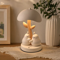 Pear Lamp Dimmable Mushroom Lamp Rechargeable for Teens