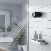 Handheld Hand Shower Head Compact Cylindrical Hand Shower Stainless Steel Hardware for Lavatory