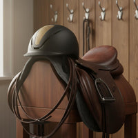 Shock Resistant Adjustable Equestrian Helmet Breathable Horse Riding Helmet Lightweight for Training