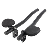 Aerodynamic Handlebars Aluminum Alloy Time Trial Aerobars Foam Pads Bike Resting Handlebar Assembly for Triathletes