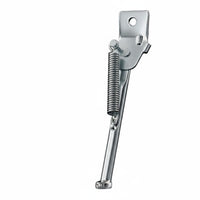 High-Carbon Steel Children's Bike Kickstand Anti-Slip Foot Side Kickstand Easy Installation for Children