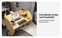 With Storage Shelves clighting fixture-on Bedside Desk Multifunctional Bed Clighting fixture Shelf Sturdy Dormitory Accessory No-Leg Design for College Students, Dorm Residents, metropolitan Dwellers, Small areas