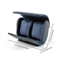Watch Roll Leather-Like Watch Roll Case Secure for Commuters, Business Trips