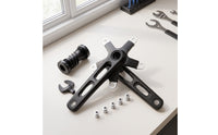 Crank Assembly with Bottom Bracket Aluminum Alloy Crankset with Bottom Bracket Stable Hollow Crankset for Cyclists, Commuters