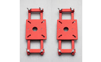 65mm Router Jig with Acrylic Body Stable Trim Router Jig Exact Groove Bracket Multifunctional for Cabinet Making, Workshop