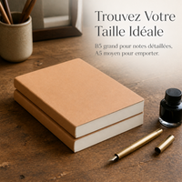 Extra Thick Blank Notebook B5 Kraft Paper Retro Black Card Journal