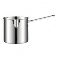 Uncoated Stainless Steel Deep Fryer Pot Cylindrical Fryer Pot with Basket Heat Resistant Household Cookware Portable for Food Contact Use