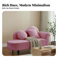 Cream & aesthetic Curved Teddy Sofa space-efficient Size Living Room Furniture Space-Saving Loveseat Minimalist Design for Apartment Dwellers, Interior Decorators, Clothing bavailableique, Small areas, Reception Area, study corner