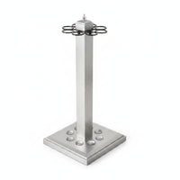 Metal Billiard Cue Floor Rack 8-Hole Pool Cue Floor Stand Square Base Pool Stick Holder Stand Tall