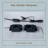 USB stereo sound bar for laptops