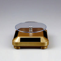 Solar Rotating Stand Compact Rotating Display Stand Solar Turntable Slim Lightweight for Jewelers, Jewelry Store